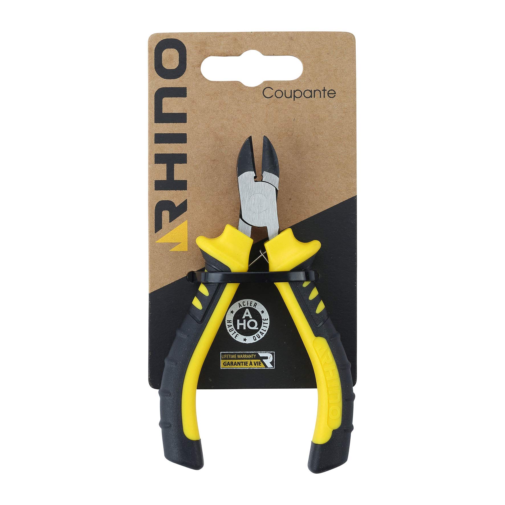 RHINO - Mini Diagonal Cutting Pliers, Mini Side Cutters 110 mm Universal – Made of high Quality Steel – Length 110 mm – Various Sizes Available