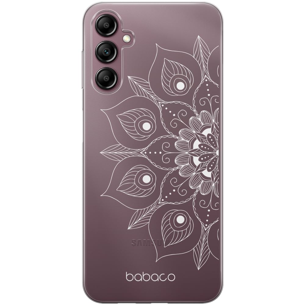 Babaco ERT GROUP mobile phone case for Samsung A14 4G/5G original and officially Licensed pattern Mandalas 002 optimally adapted to the shape of the mobile phone, case made of TPU
