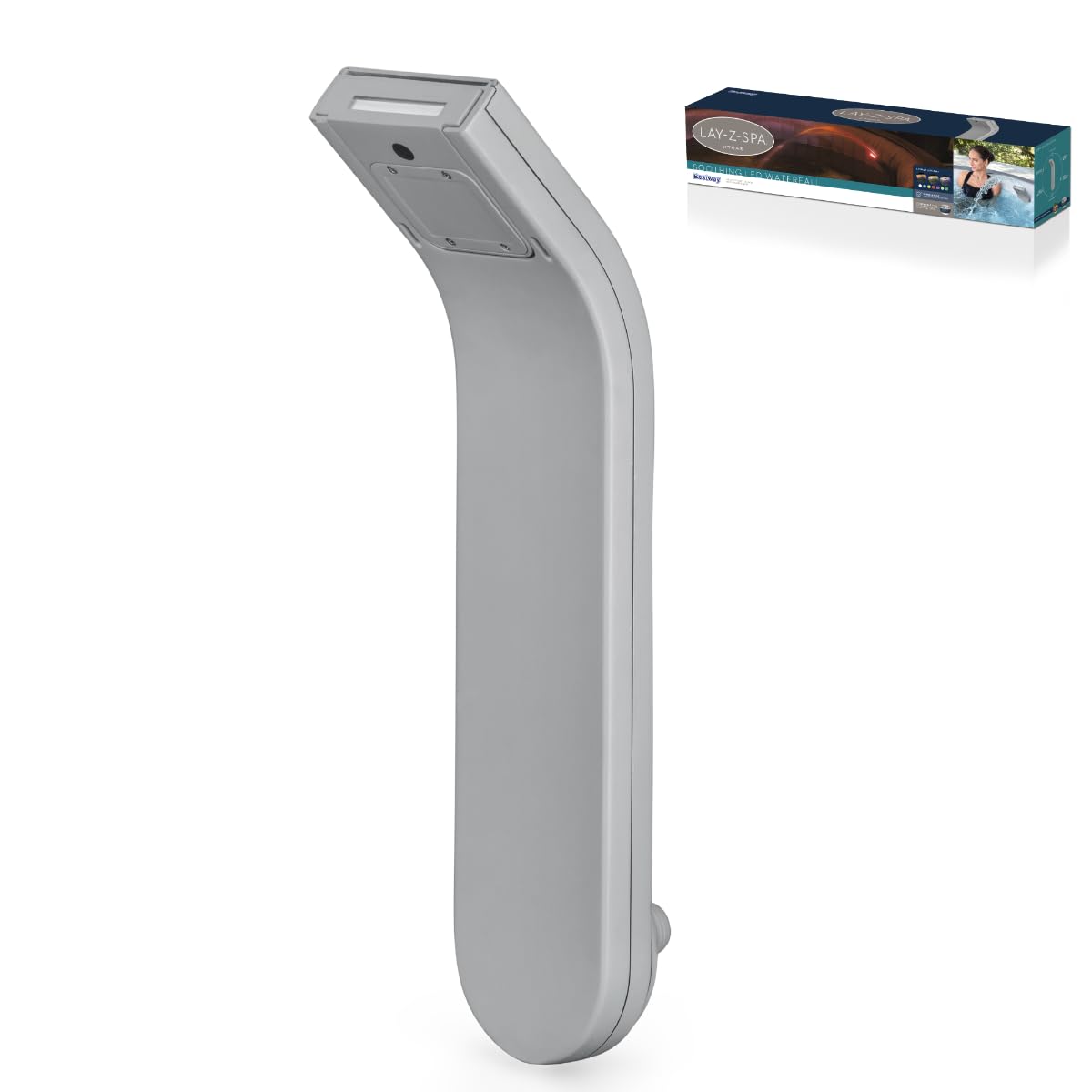 Lay-Z-Spa Waterfall, Soothing LED Waterfall for AirJet Hot Tubs, 7 Colour Lights (Not Compatible with HydroJet)