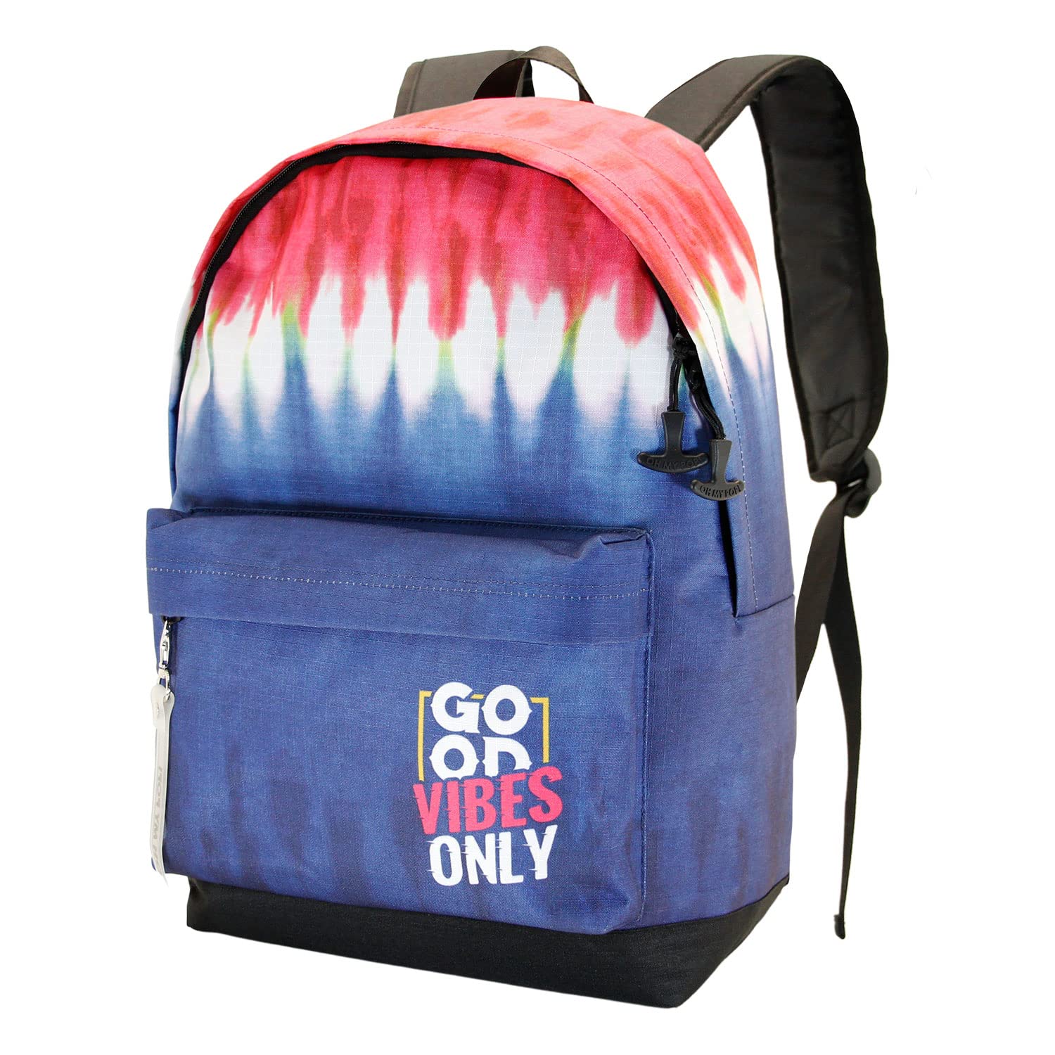 Oh My Pop! Good Vibes Denim-ECO Backpack 2.0, Blue