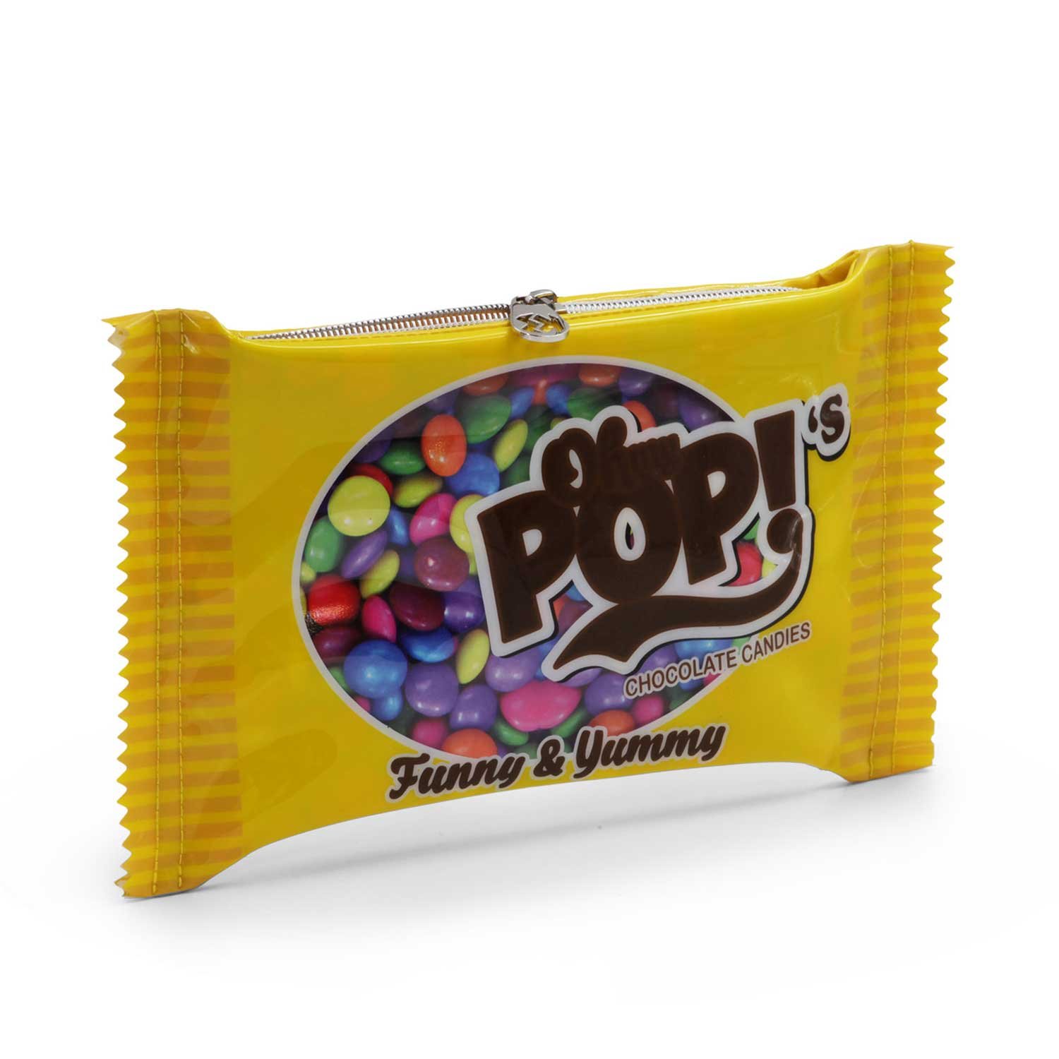 Oh My Pop! Chococandy-Toiletry Bag, Yellow, 24 x 15 cm