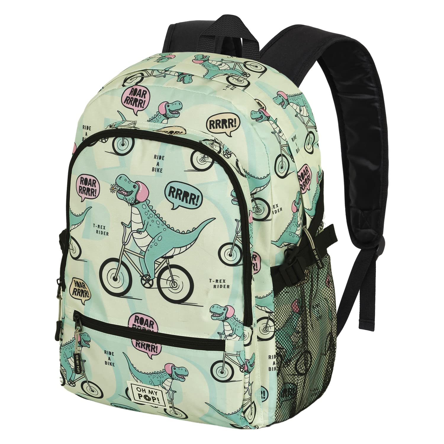Oh My Pop! Dinorrr-FAN Fight Backpack 2.0, Green