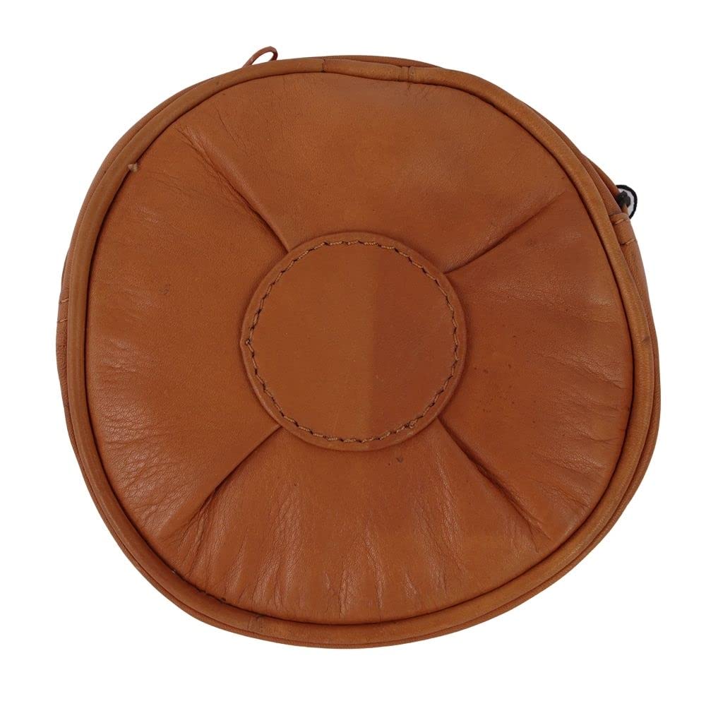 Le Sabbi Women's Leather Cross-Body Bag, Brown (Tan), 3x12x12 cm (W x H x L)