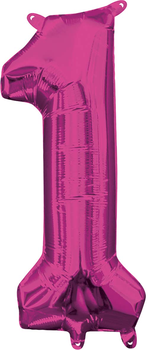 Amscan 3823611 16In: '1' Pink