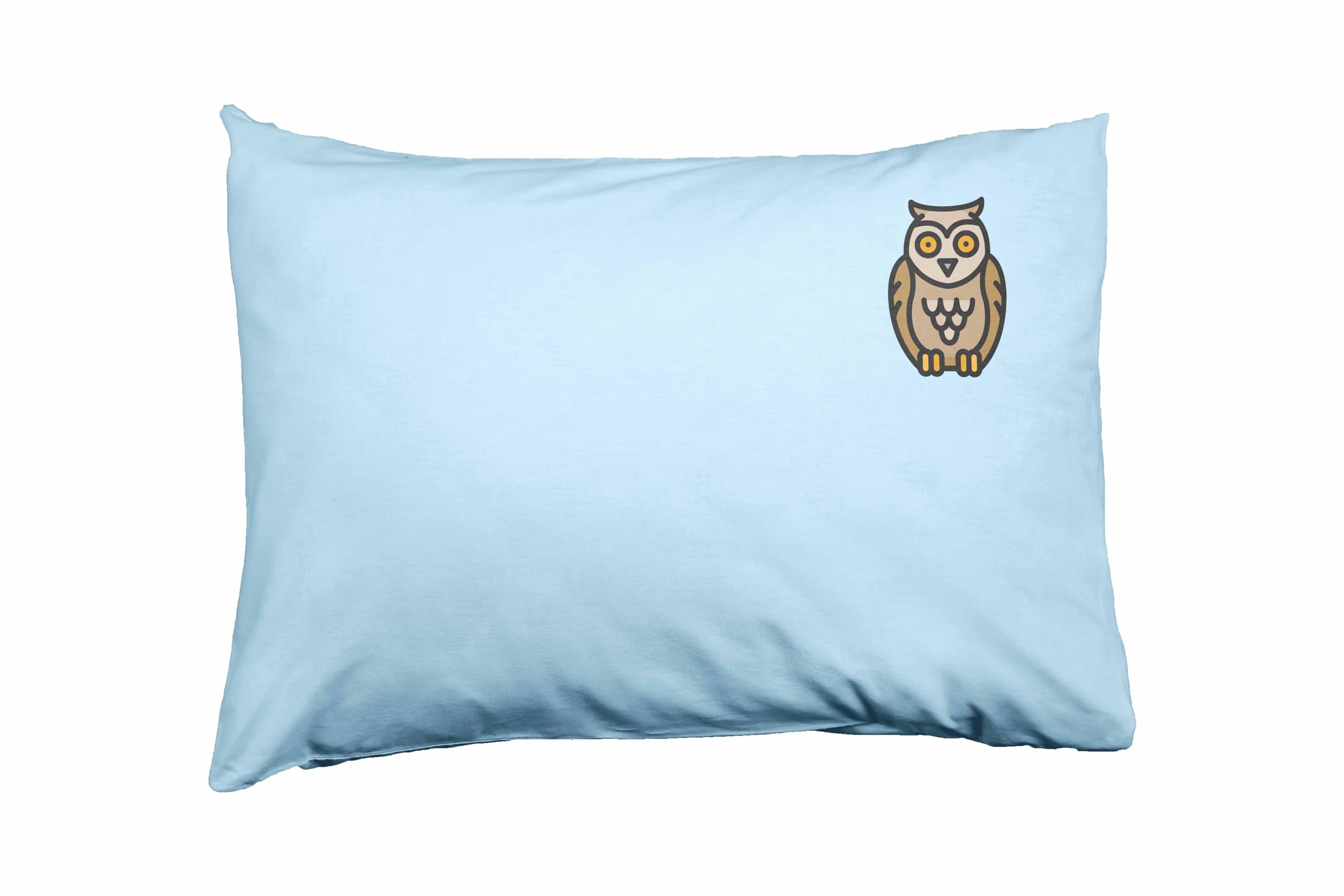 Bona Basics, Decorative Cushion Cover, Decorative Cushion Cover, Home Decoration, for Sofa, Cafe, Size: 50 x 35 cm, Colour: Light Blue