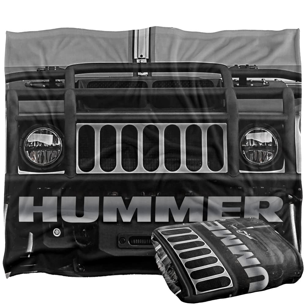 Hummer Blanket, 152 x 127 cm Front Facing Silky Touch Super Soft Throw Blanket