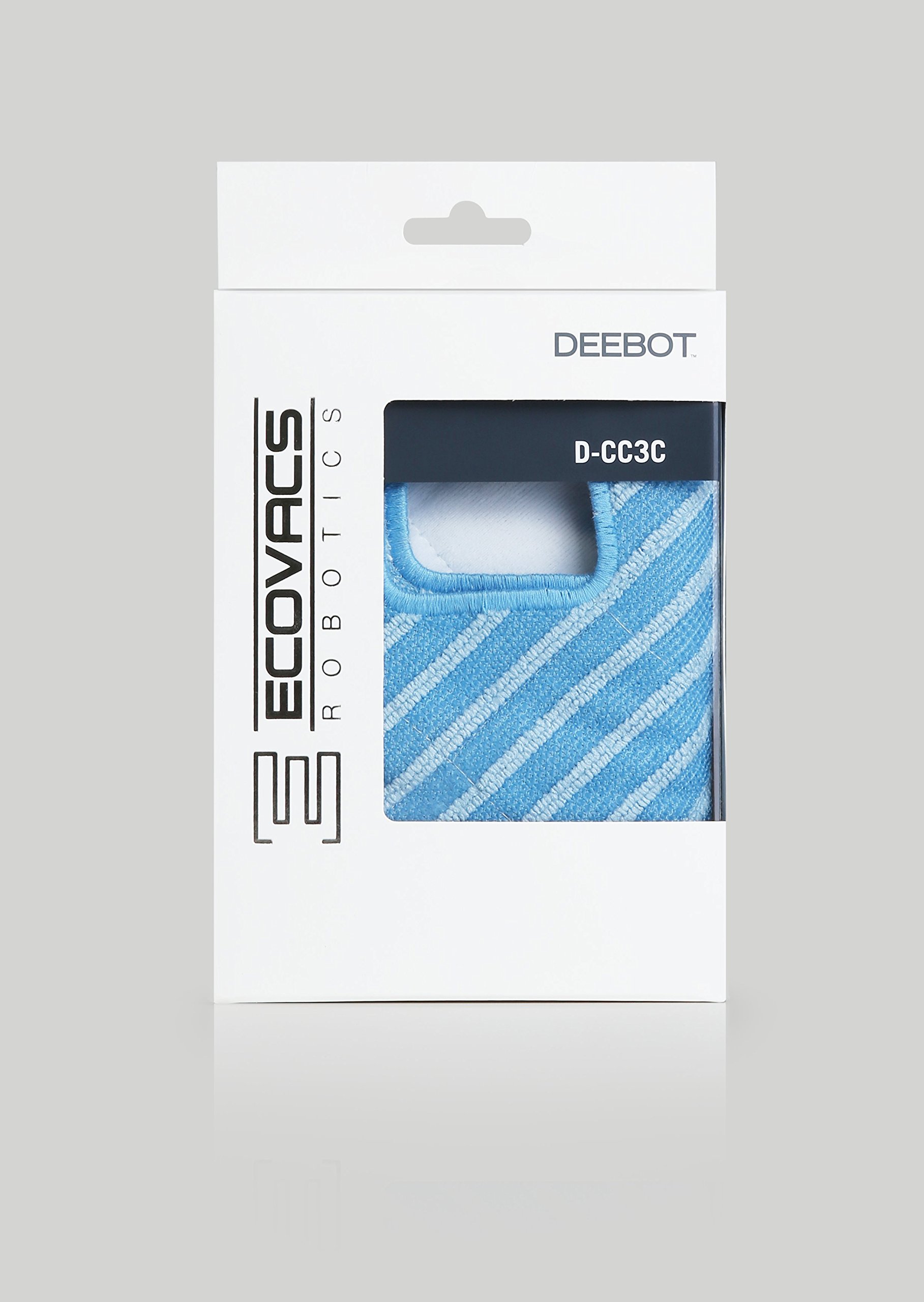 ECOVACS Robotics D-CC3C Dry/Wet Mopping Cloth Accessory for Deebot OZMO 930