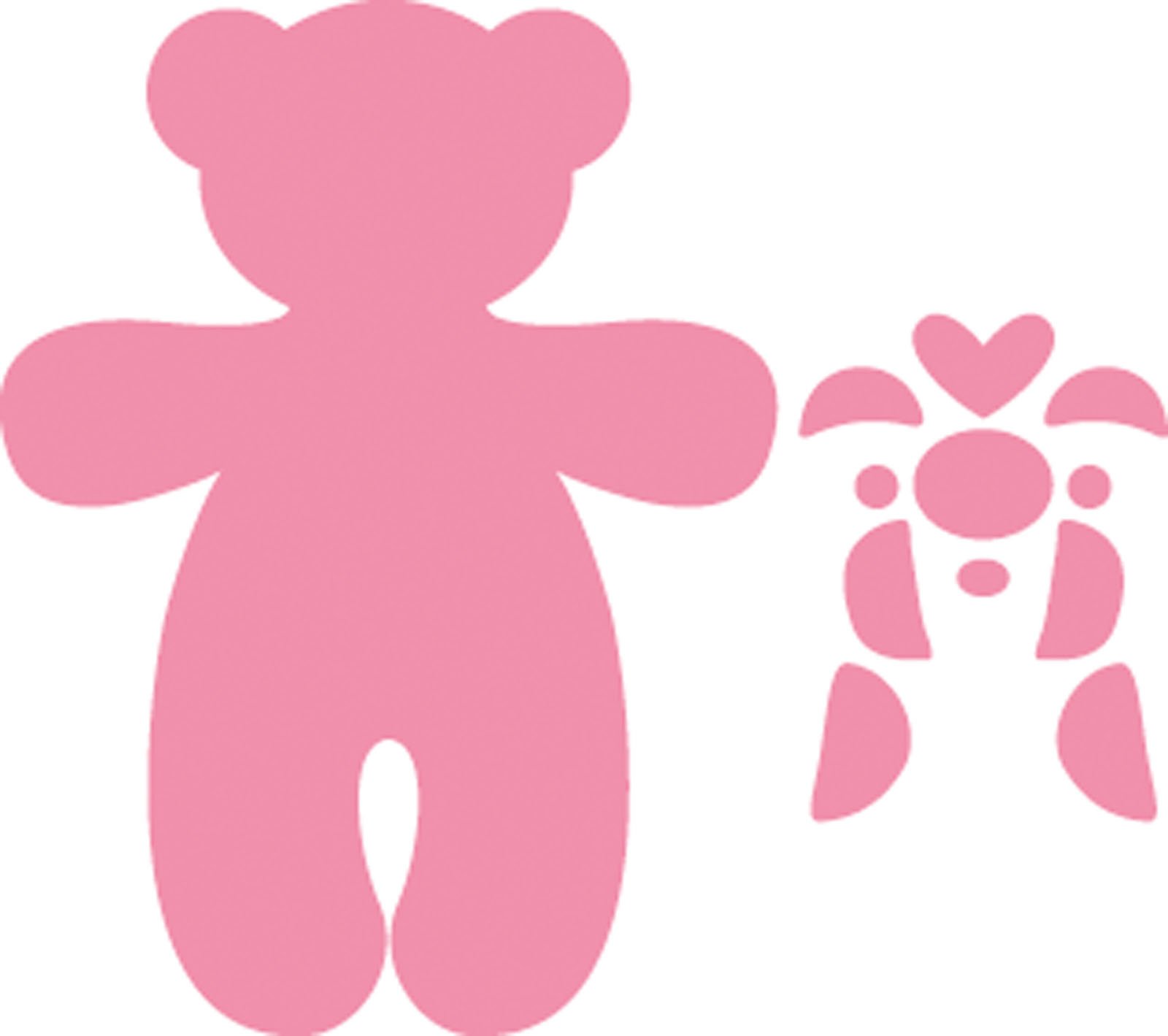 Marianne Design Bear, Pink
