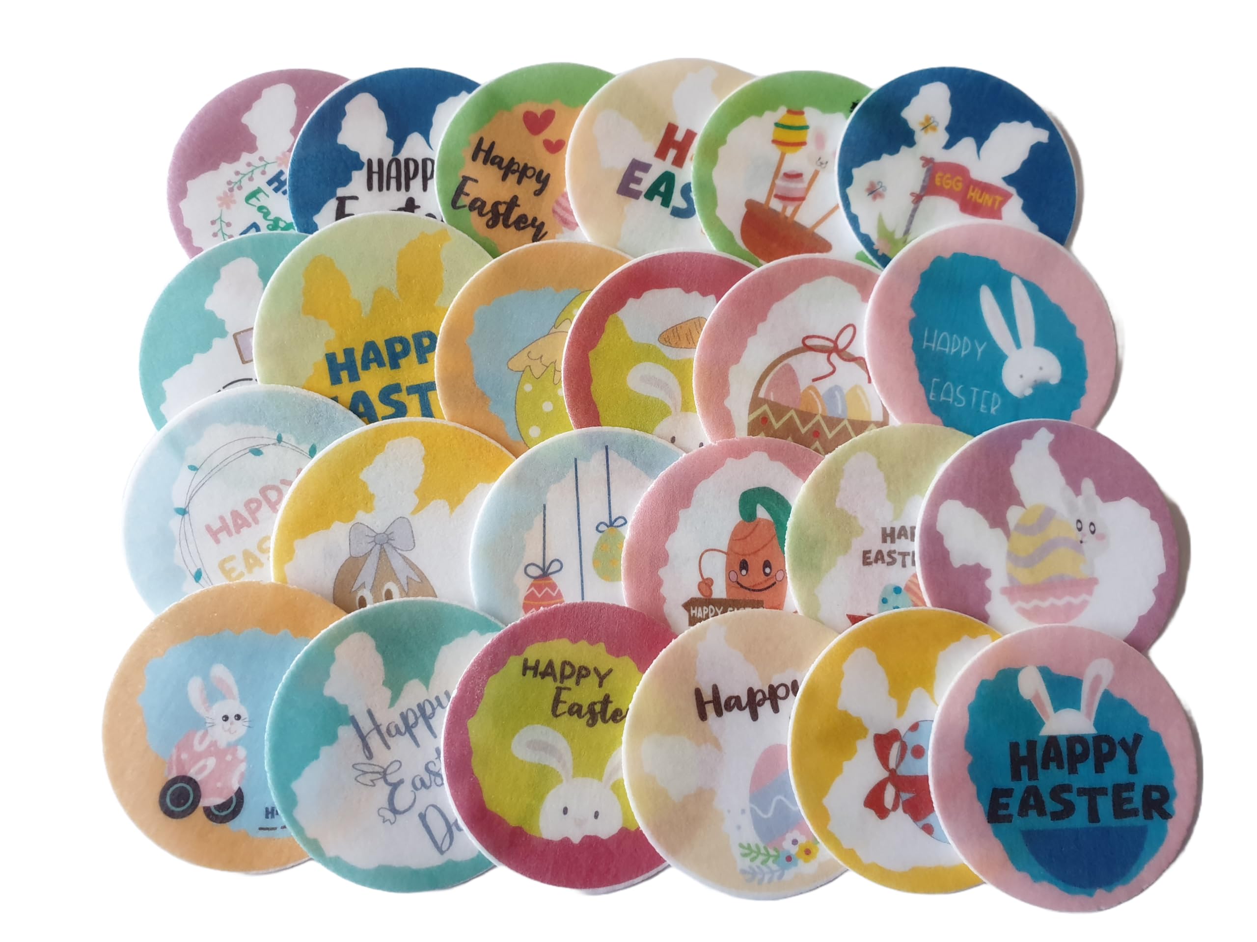 Toppercake Edible Wafer Easter Toppers (variety 24)