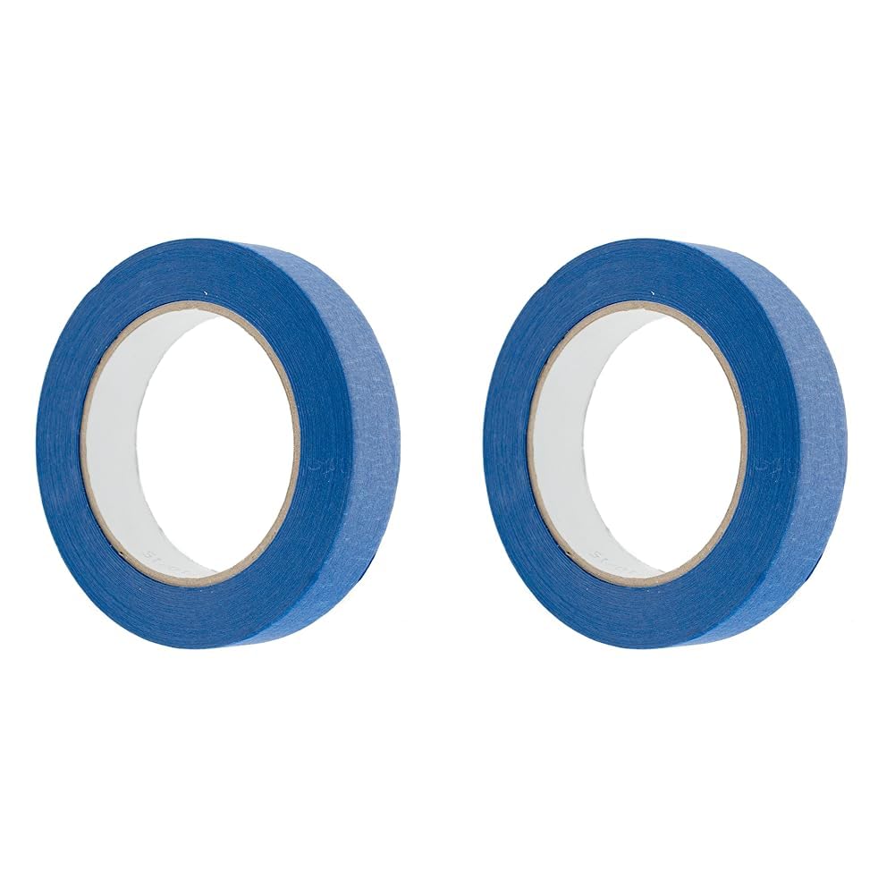 Coral 71501 Easy Blue Masking Tape for Indoor and Outdoor use 1 inch 50M roll