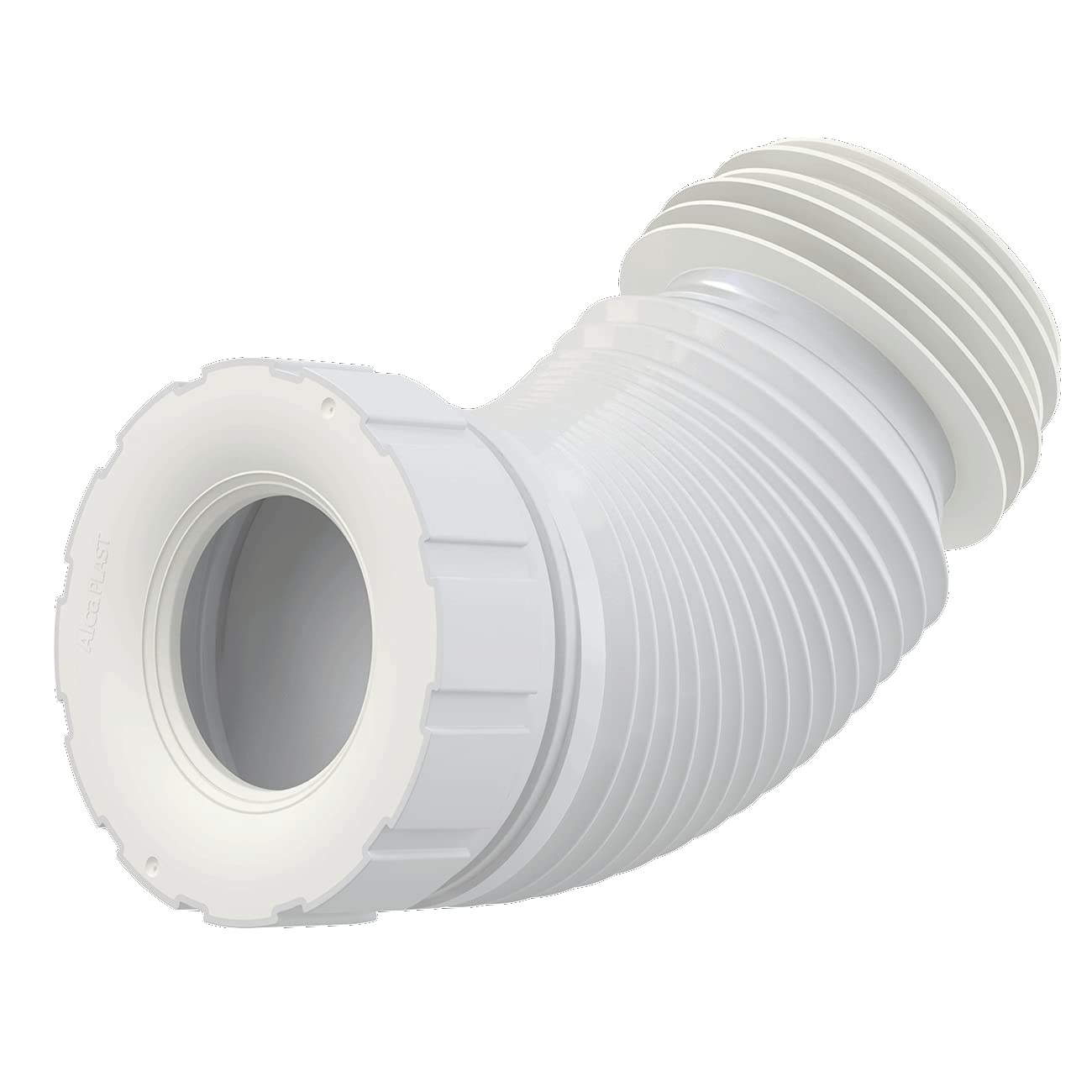 acl Polypropylene Toilet Connection Drain, Hose Pipe Fitting, 200 to 520 mm, White (A97SN_SML)