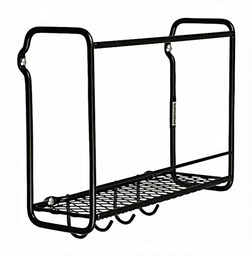 Capventure Box Shelf Kitchen Shelf Steel Tube Frame with Hooks