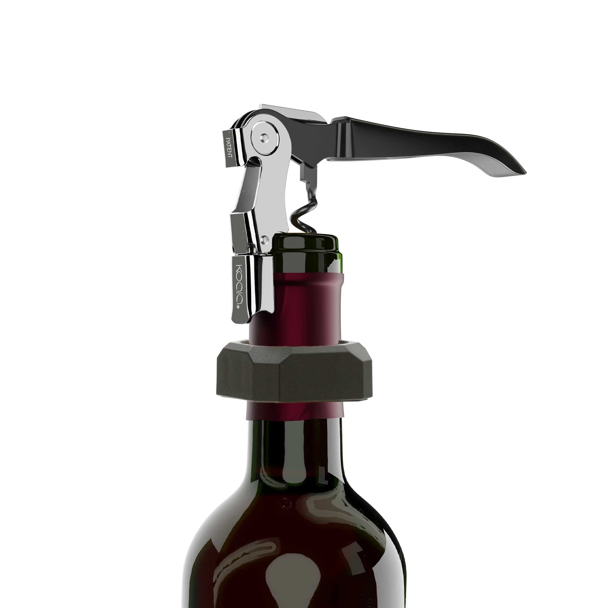 Koala Set Ac and Drip Collar, Alloy Steel ABS, Black, 9x2.5x18.3 cm