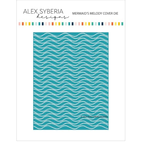 Alex Syberia Designs Mermaid's Melody Cover Die, White