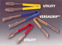 Vollrath Versagrip Tong Flat Blue, 9 1/2''