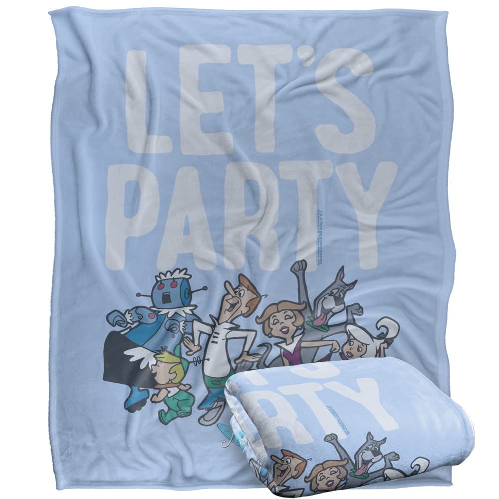 JETSONS Blanket, 152 x 127 cm The Orbit City Silky Touch Super Soft Throw Blanket