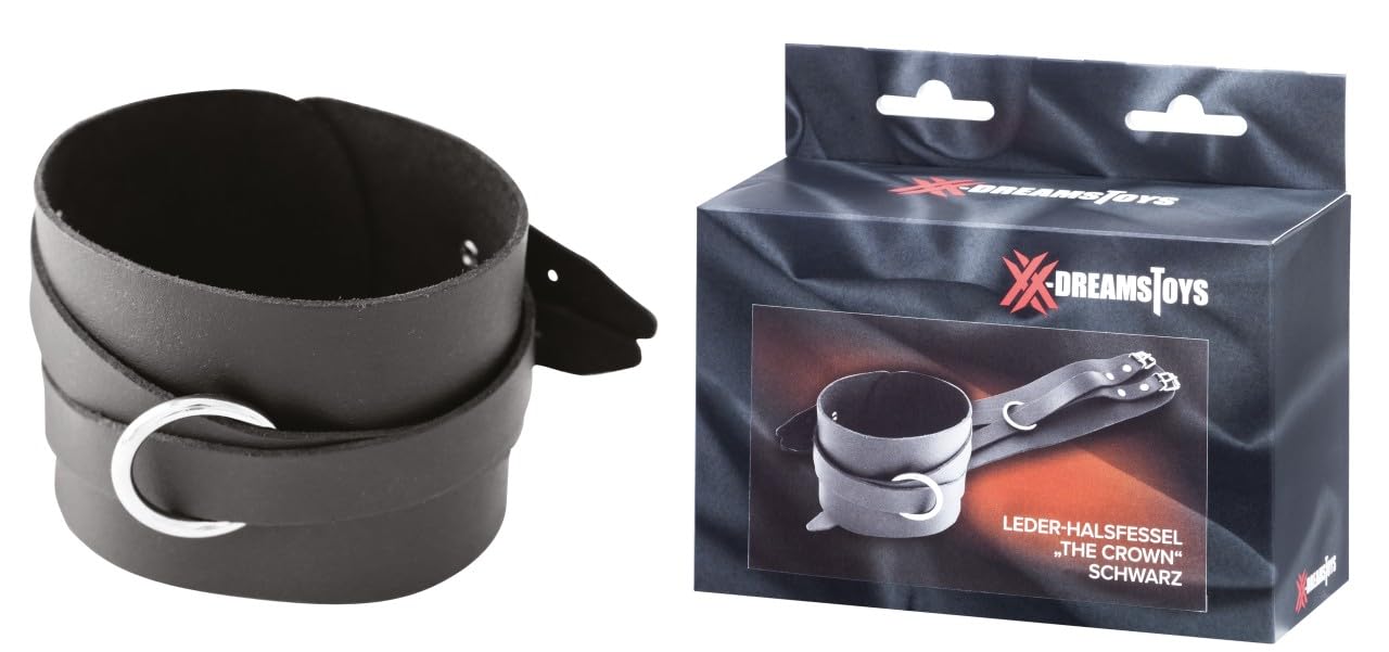 XX-DREAMSTOYS The Crown Neck Restraints Black 38 cm