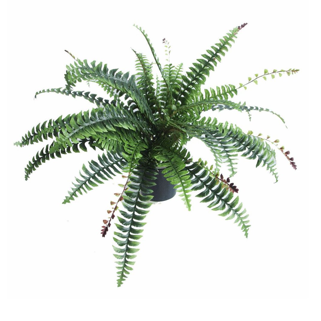 Leaf Large Artificial Fern Plant with Pot