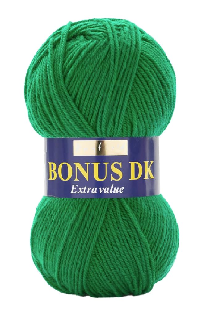 Hayfield Bonus DK Double Knitting, Emerald (916), 100g by Sirdar