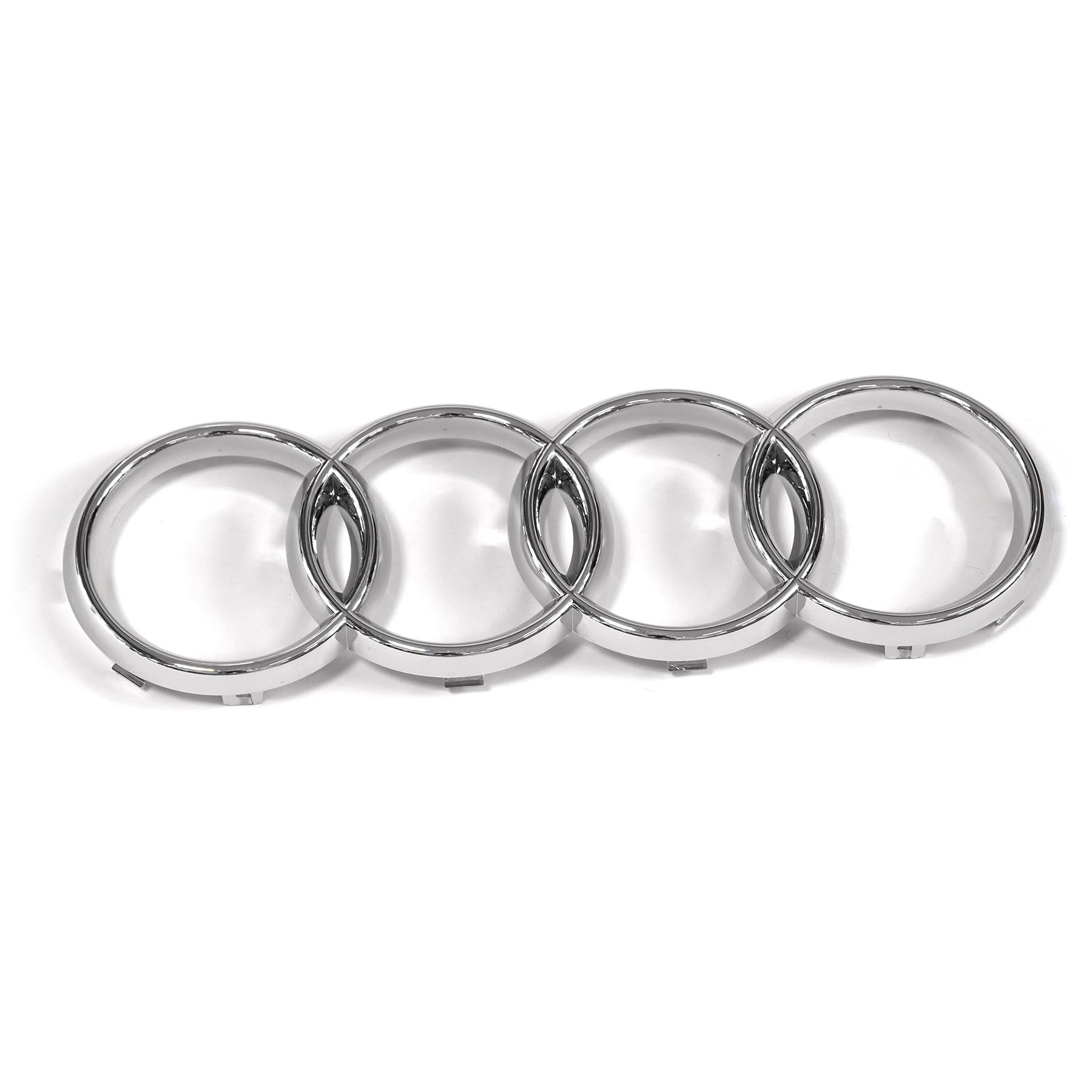 Genuine Audi Rings Front Grill Badge Emblem Chrome Nos - 8L0853605 2ZZ