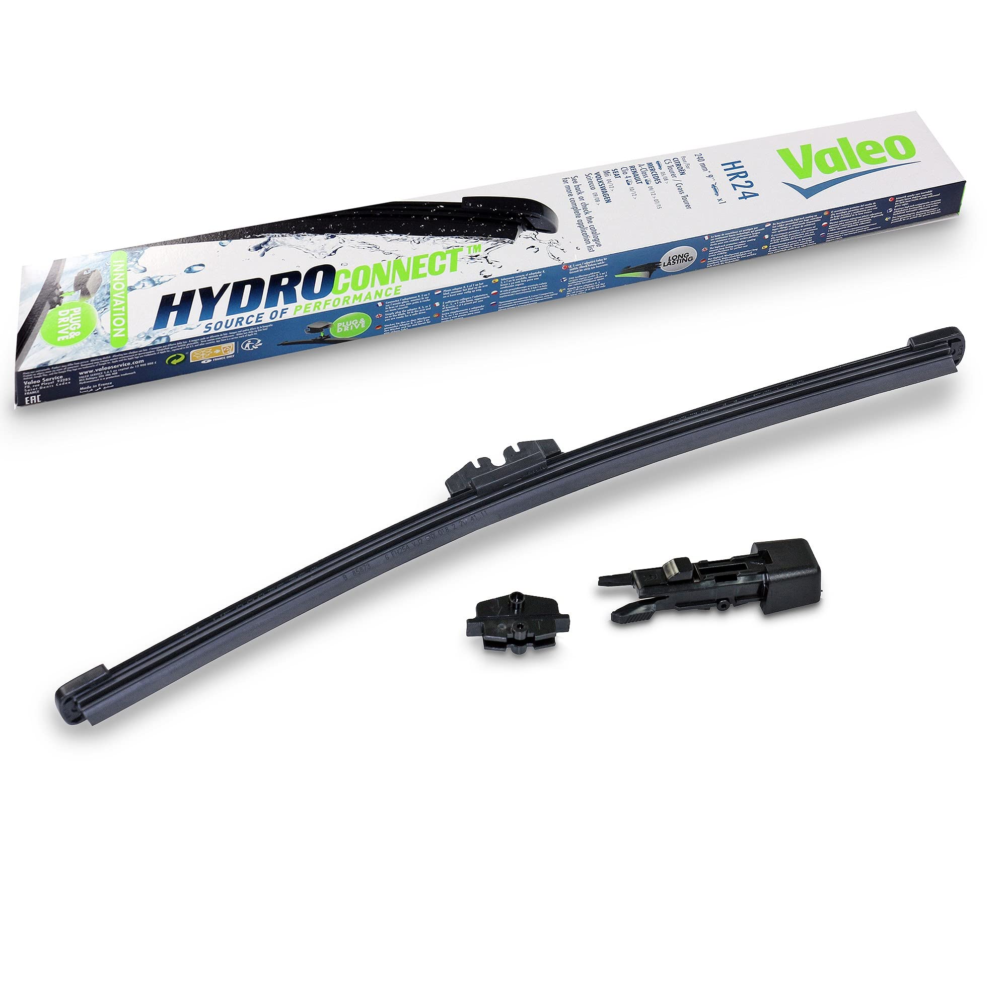 VALEO 578560 Windscreen Wiper Blades, black