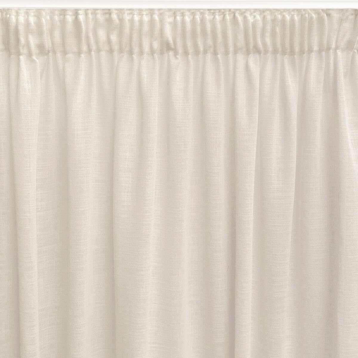 Alexandra House Living Curtain Jade Natural 140 x 270 x 1 cm Translucent