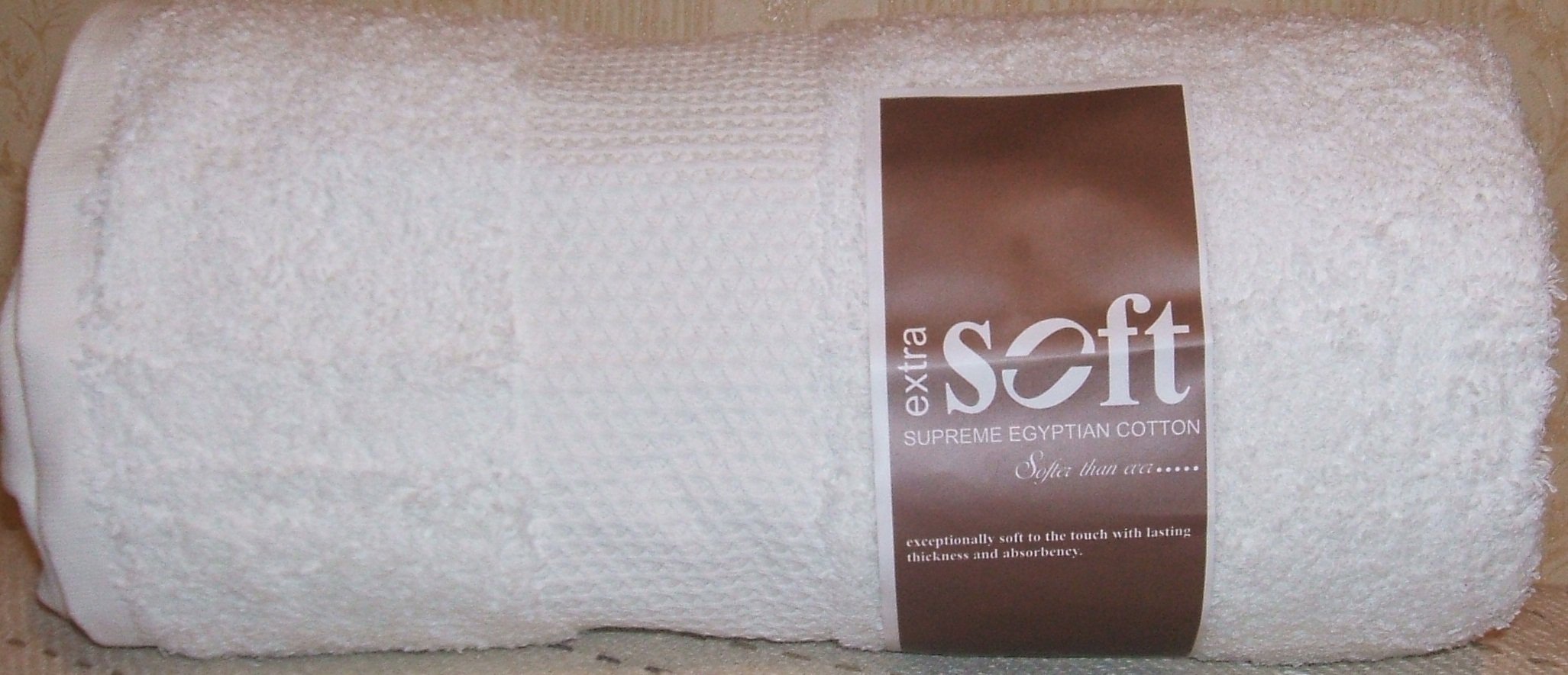 Egyptian Combed Cotton Bath Sheet [700 Gsm] (Cream)