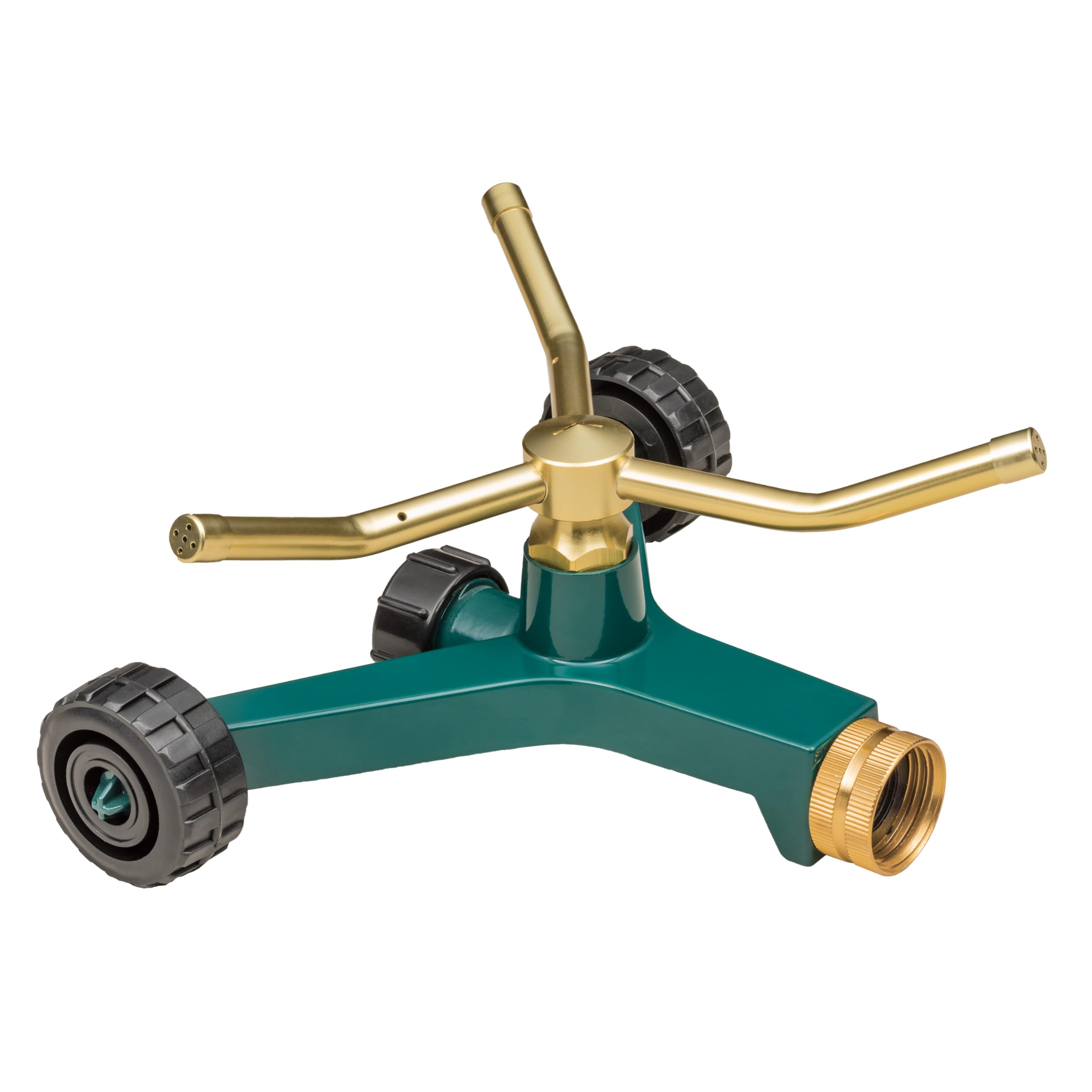 Orbit 58257N Metal 3-Arm Sprinkler with Wheeled Base,Green