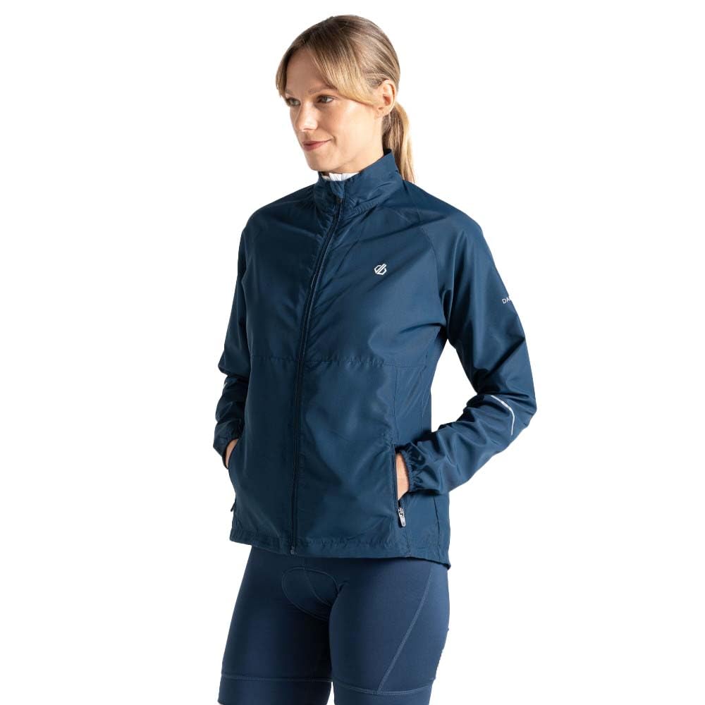 Dare 2b Lowline II Womens Core Strech for Ski, Hiking and Trekking - Recycled warm backed stretch fabric, Quick drying, Grown on hood and full zip