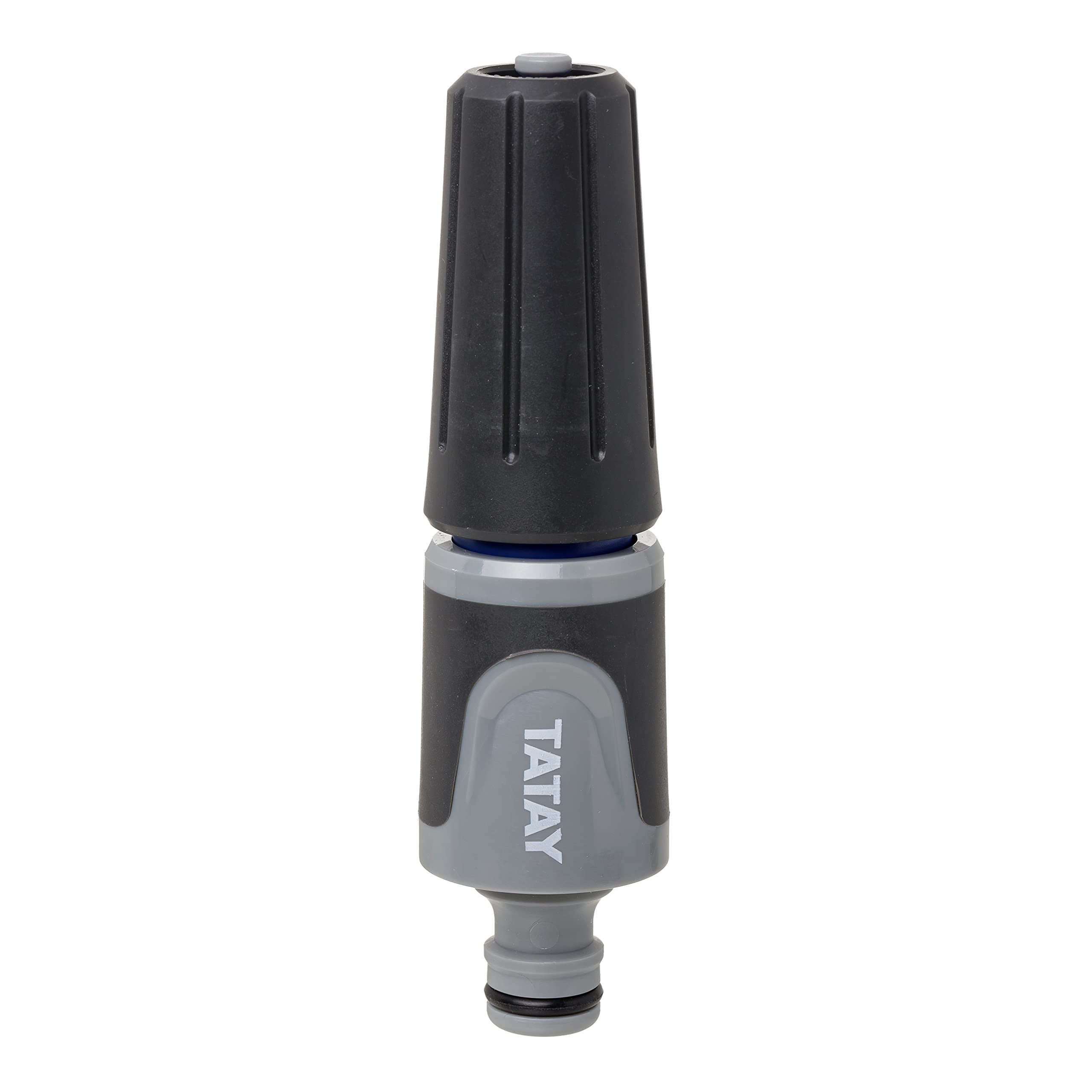 TATAY Premium Nozzle for Hose, Universal Connector, 2 Positions, Solar Protection, Easy Installation, Grey - Black