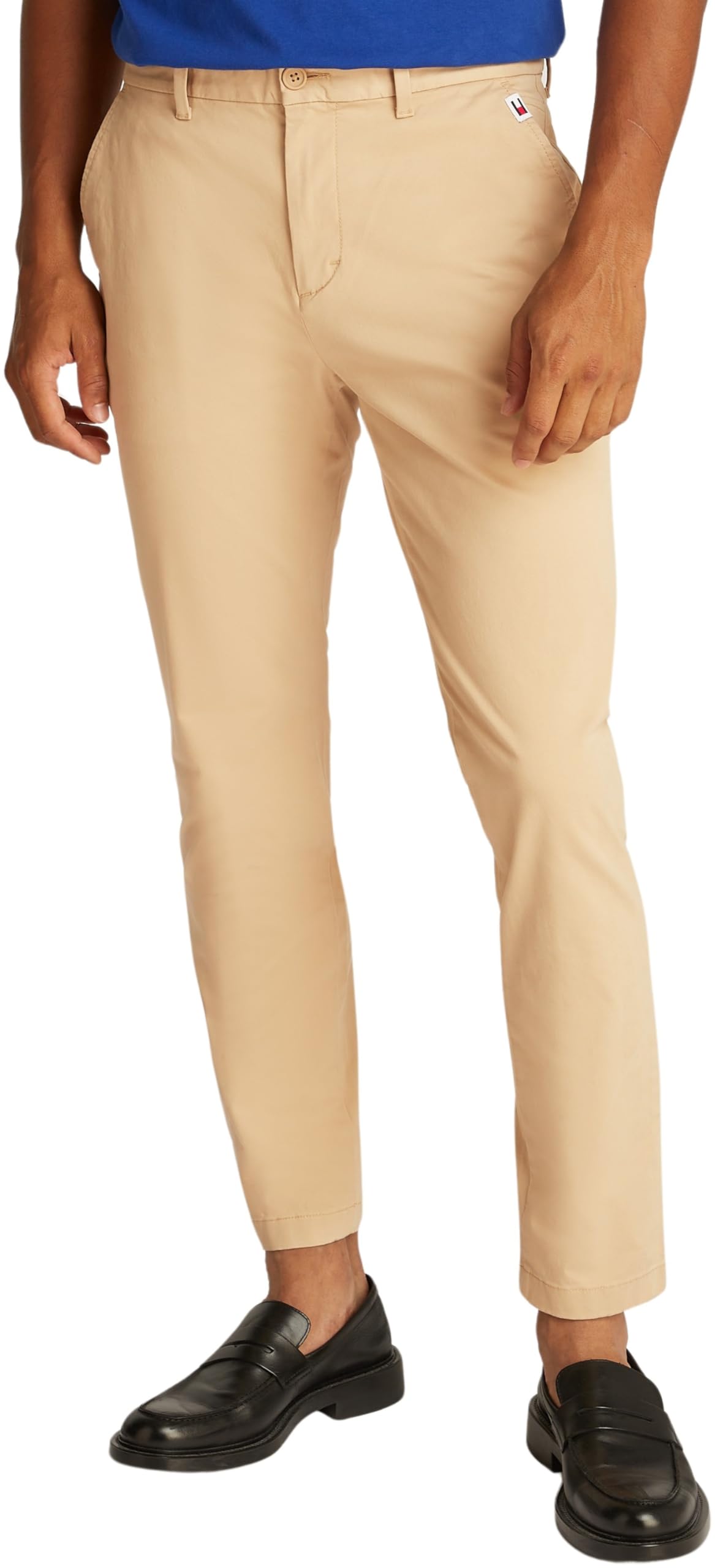 Tommy Jeans Men’s Austin Stretch Chinos, Beige (Gentle Gold), 32W/36L