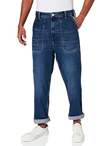 Tommy Jeans Men's Skater WORKWR Jean BE754 SVDBRG, Denim Dark, 29W / 32L