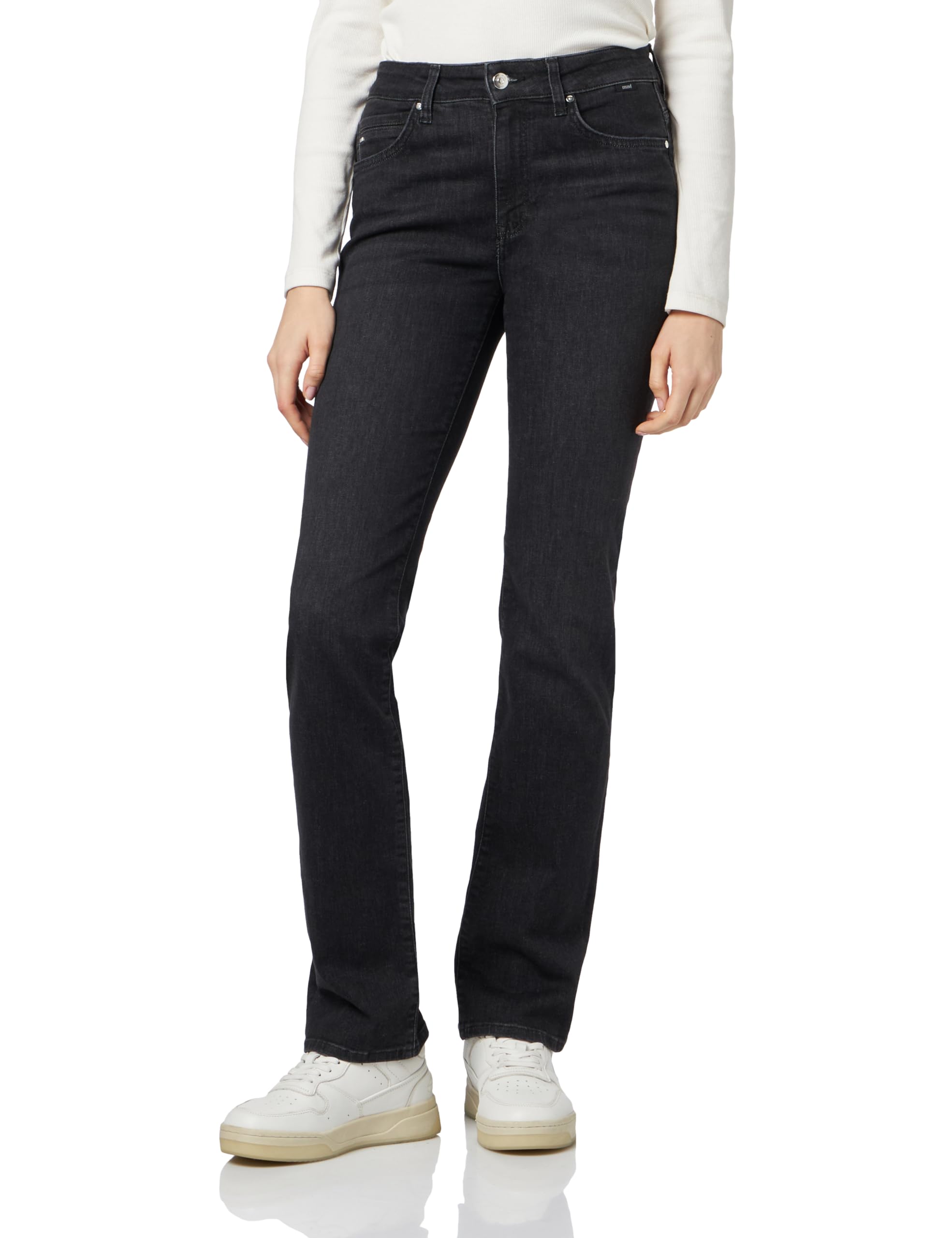 Mavi Women's Kendra Jeans, Smoke Brushed Glam, 25 W/36 L