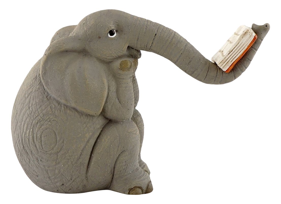 Top Collection Outdoor Statues, Gray, 1.5" Wide x 2.5" High x 3.75" Deep