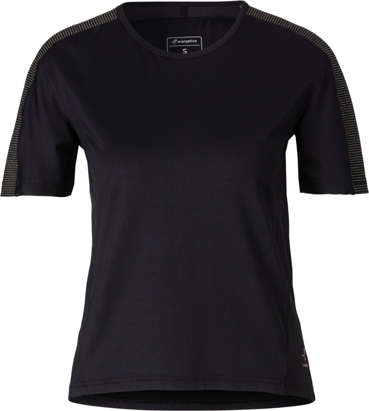 ENERGETICS Damen Lory II T-Shirt, Black/Gold, M