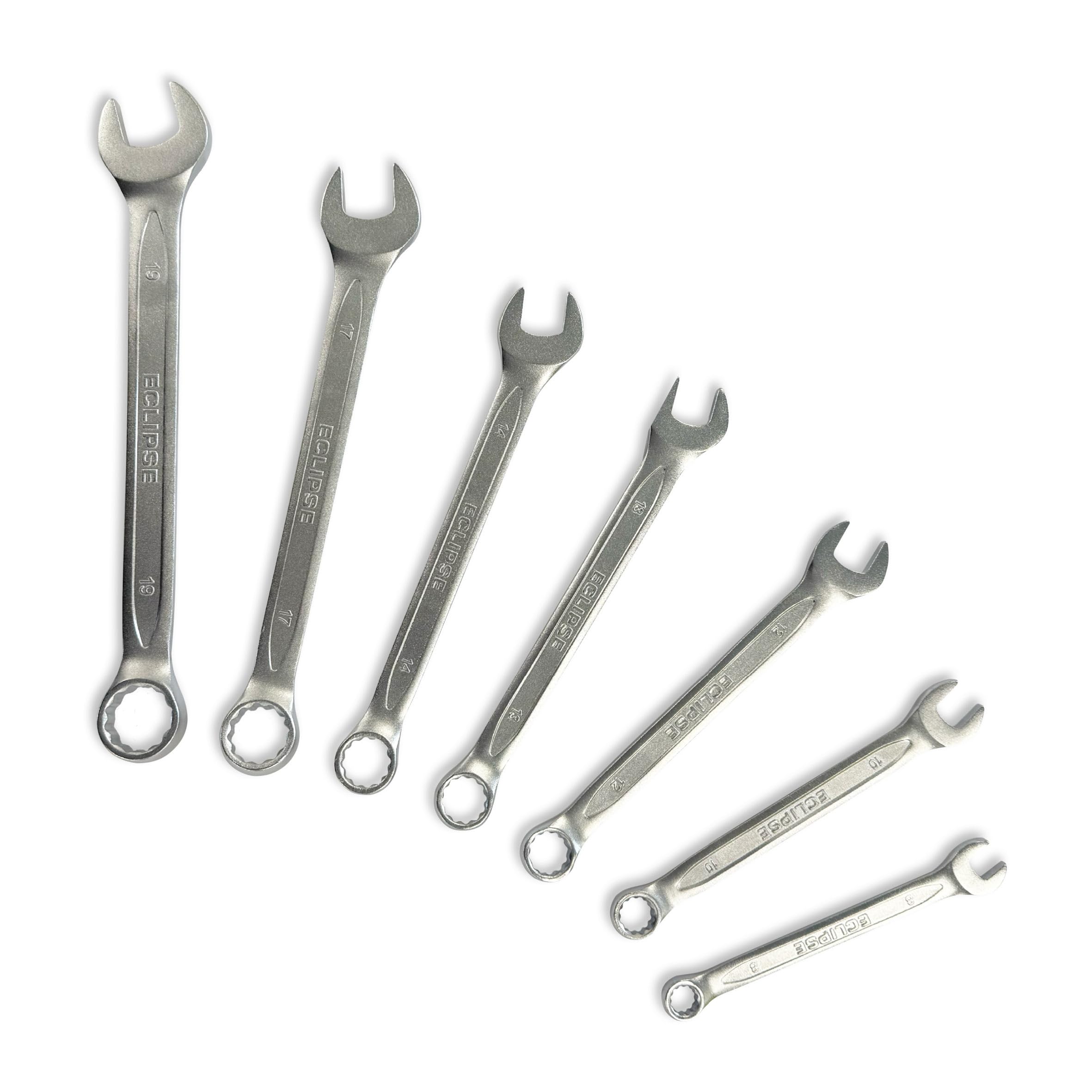 Eclipse Professional Tools ECW7PS 7 Piece Combination Non-Ratchet Wrench Set