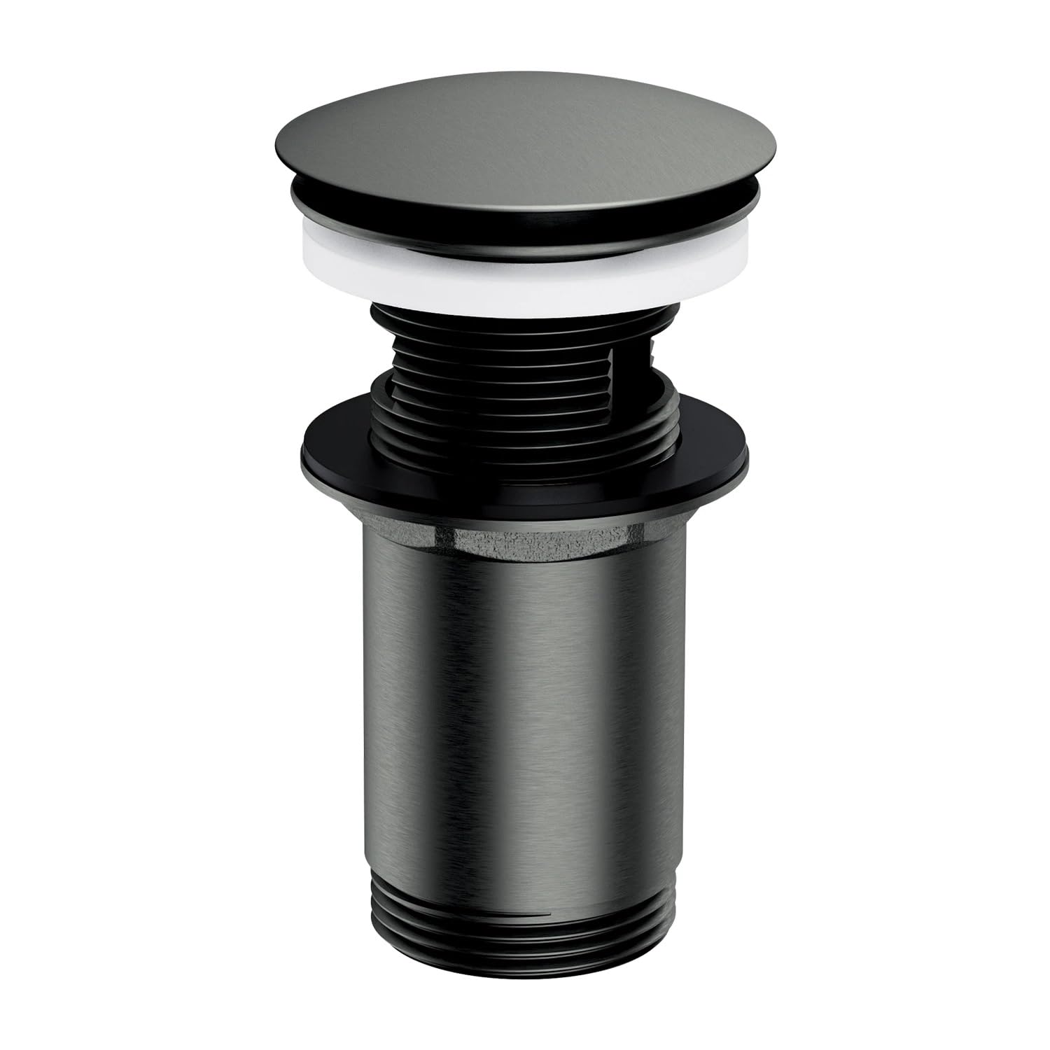 Omnires A706GR Click-clack Stopper for Bathroom Sink with Overflow Klik-klak-graphite-A706GR, Graphite