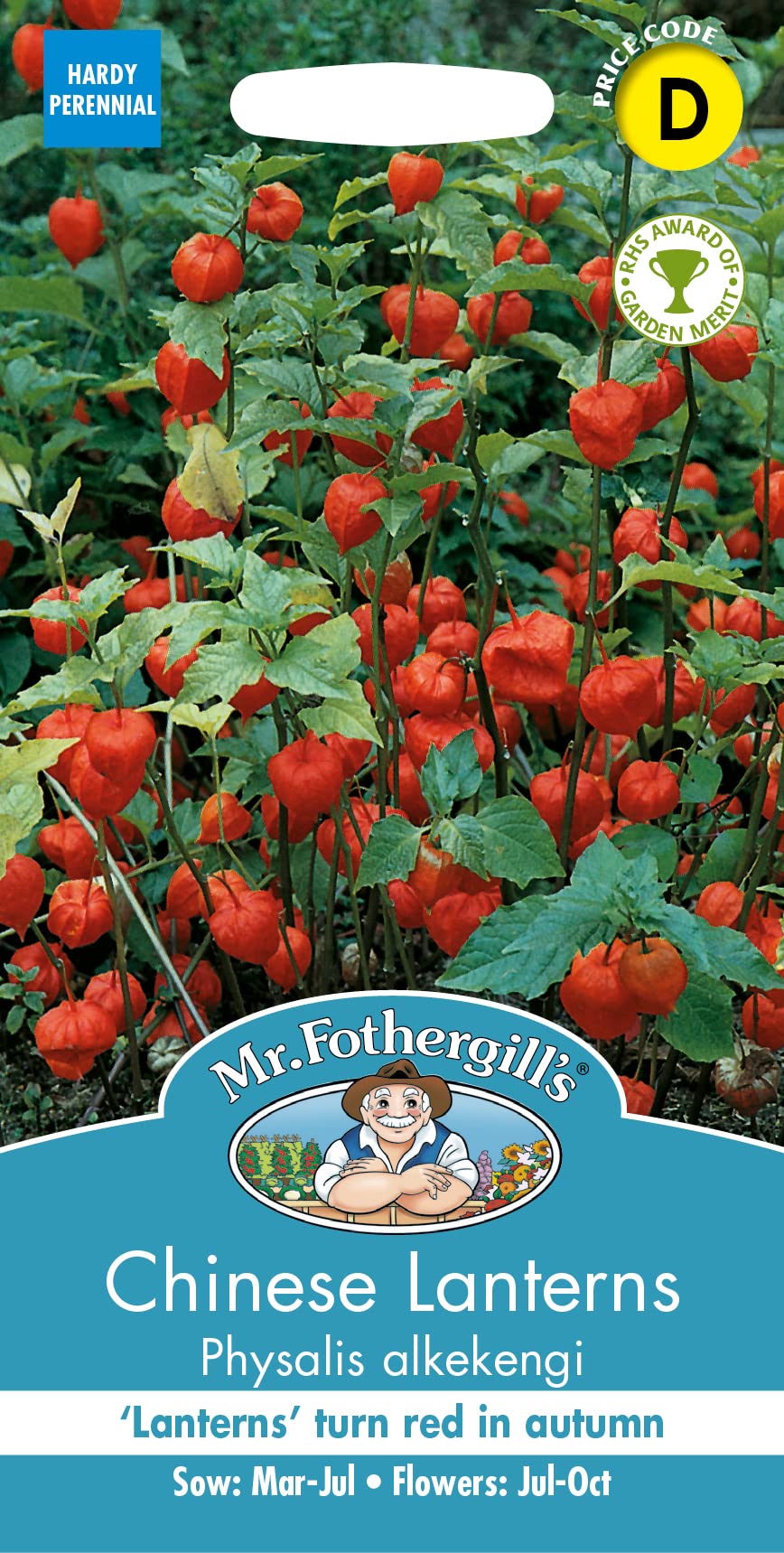 Mr Fothergill's Chinese Lanterns Physalis Alkekengi