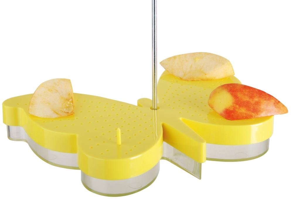 Esschert WA11 Fallen Fruits Butterfly Feeder, Yellow, 8.9 in*8.9 in*6.6 in