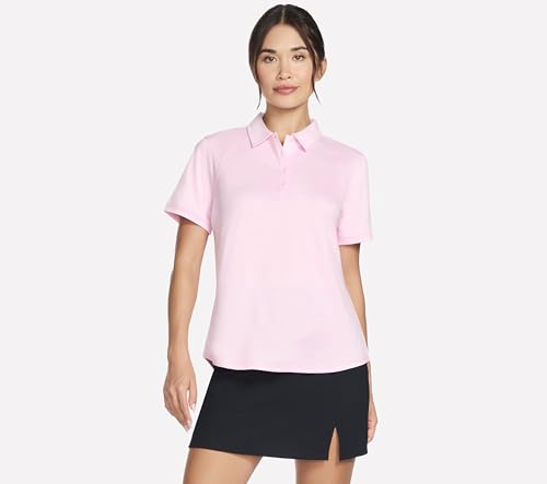 Skechers Women's Go Dri Swift Club Polo Pink M