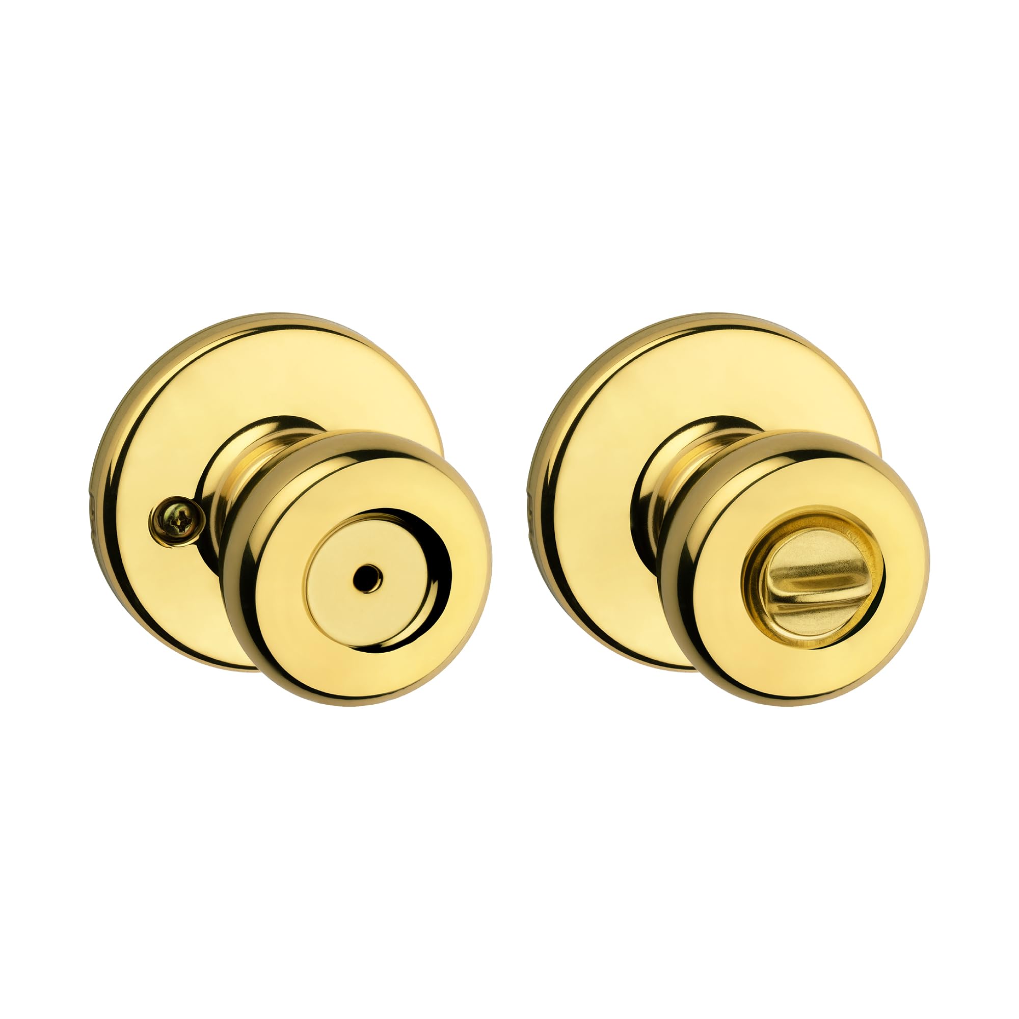 Kwikset 93001-869 Tylo Bed & Bath Knob in Antique Brass