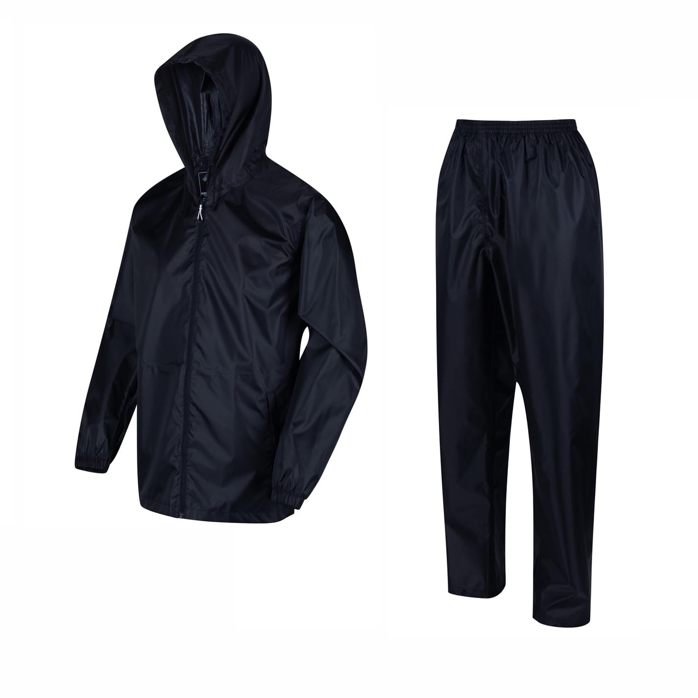 Regatta Mens Packaway Waterproof Jacket And Pants Set Midnight S