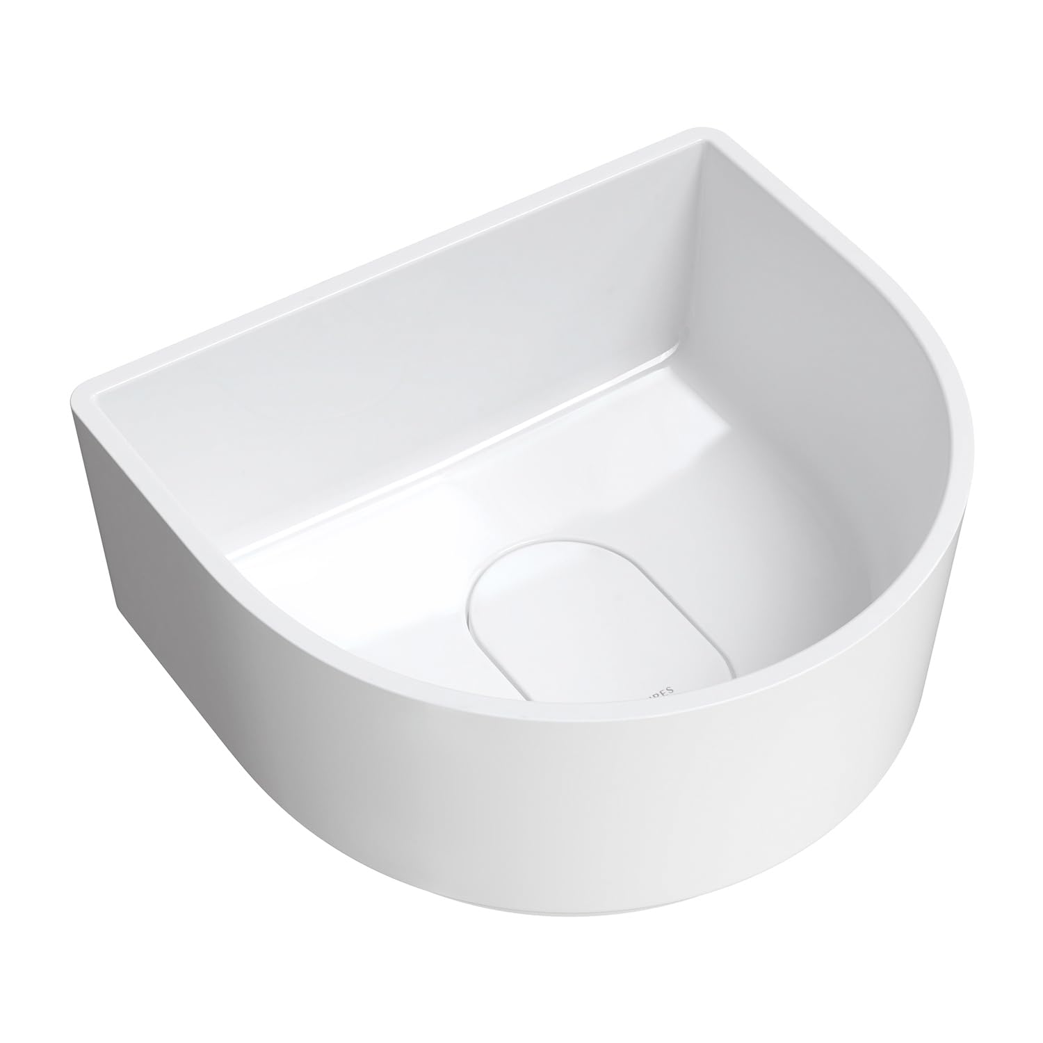 Omnires CADENCE420BP Cadance M+ -White gloss-CADANCE420BP Bathroom Sink Made of Composite Cadence M gloss-CADENCE420BP
