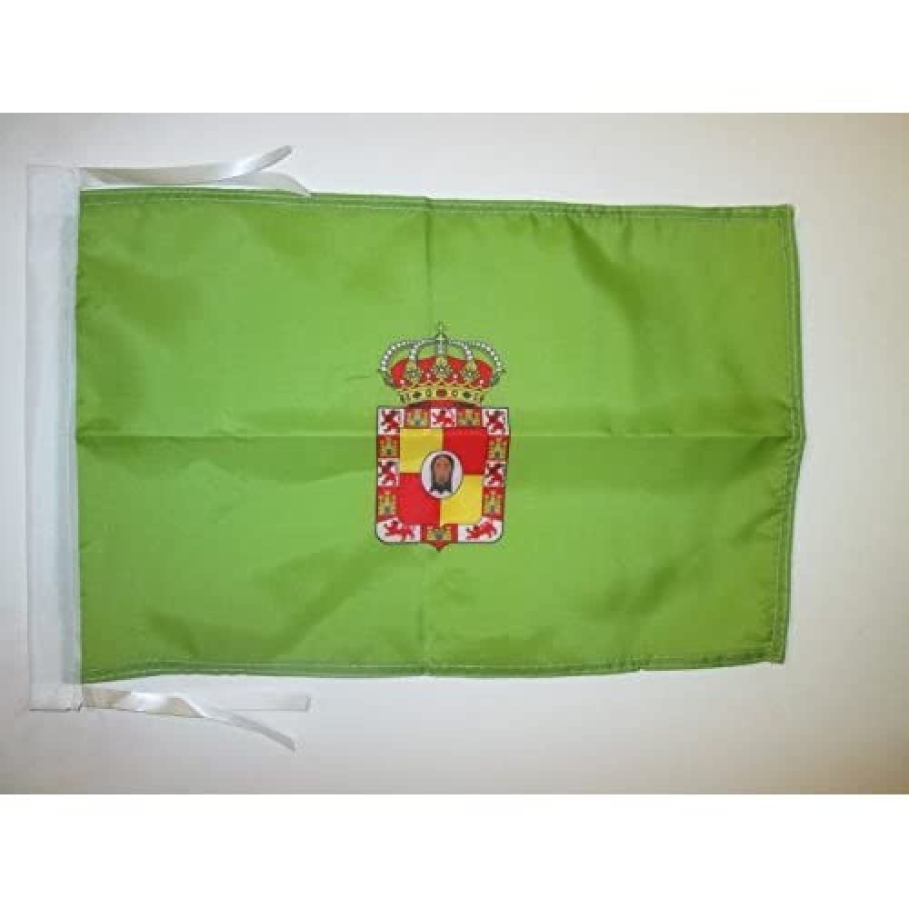 AZ FLAG - Province of Jaén Flag - 18'' x 12'' - 100% Polyester Jaen Small Banner with Two Cords - Fade Resistant - Vivid Colors - 18x12 in - 45x30 Cm