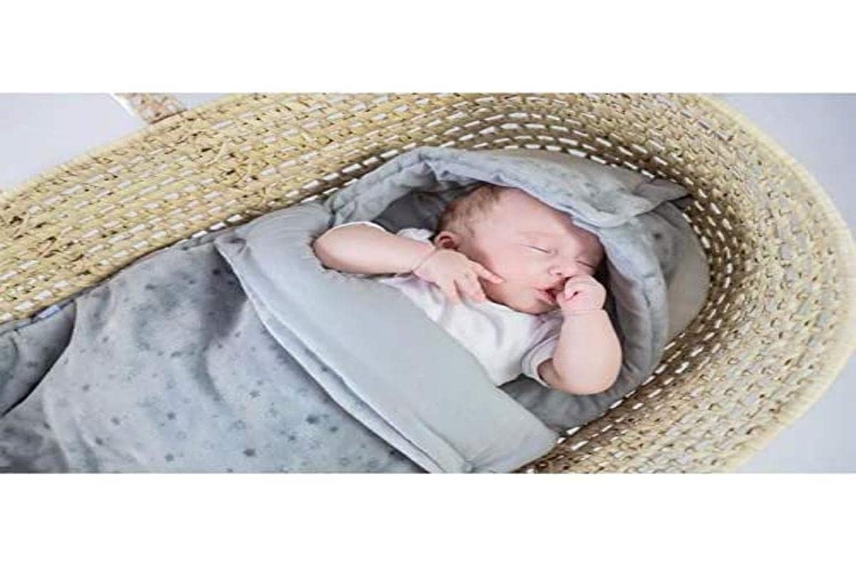 Domiva Nest Angel Indoor Printed Stars Grey 80 cm