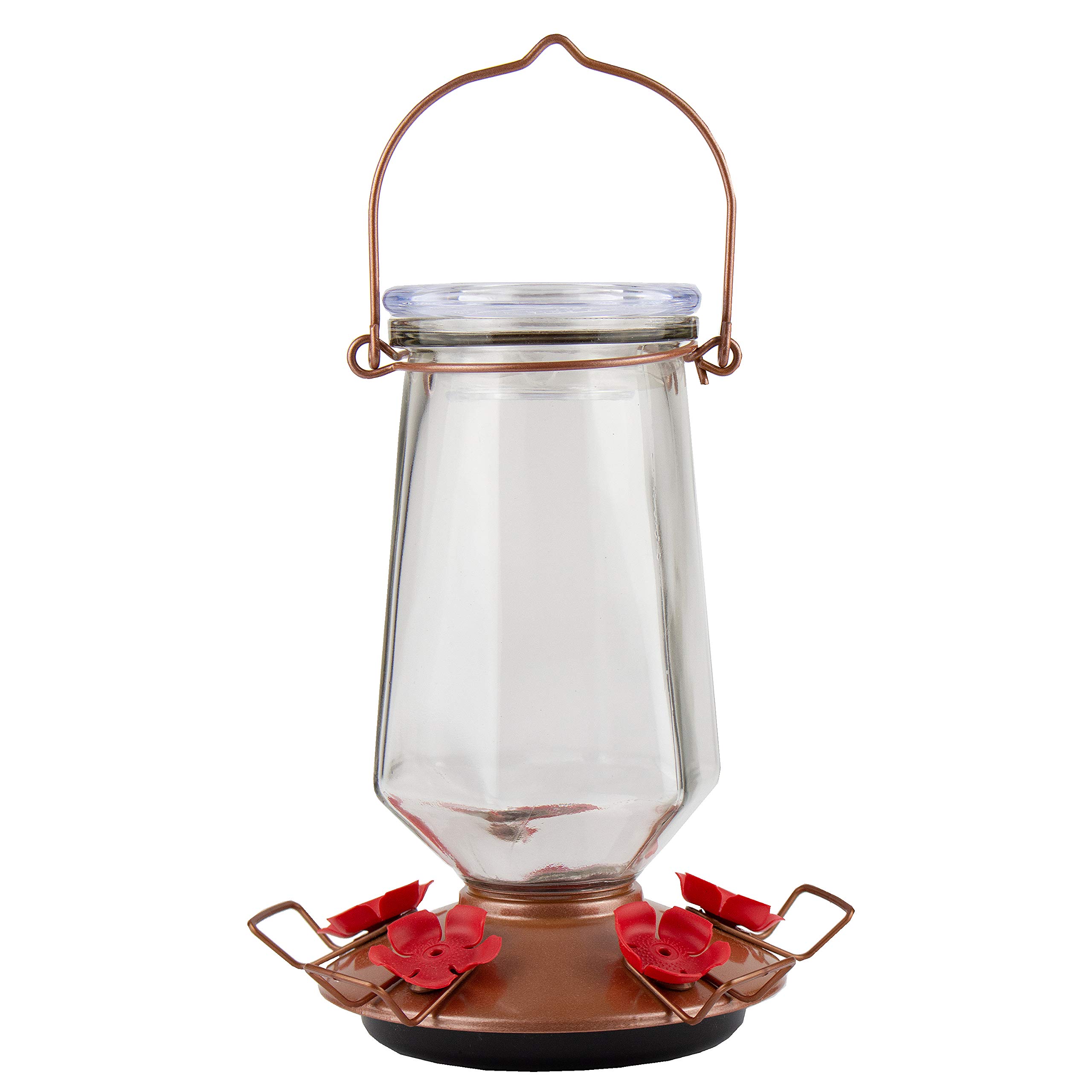 Perky Pet 9109-1SR Crystal Hummingbird Feeder, 24 oz, Bronze