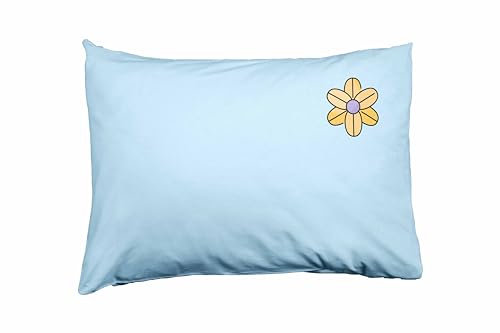 Bona Basics, Decorative Cushion Cover, Decorative Cushion Cover, Home Decoration, for Sofa, Cafe, Size: 50 x 35 cm, Colour: Light Blue