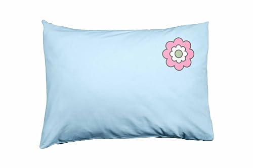 Bona Basics, Decorative Cushion Cover, Decorative Cushion Cover, Home Decoration, for Sofa, Cafe, Size: 50 x 35 cm, Colour: Light Blue