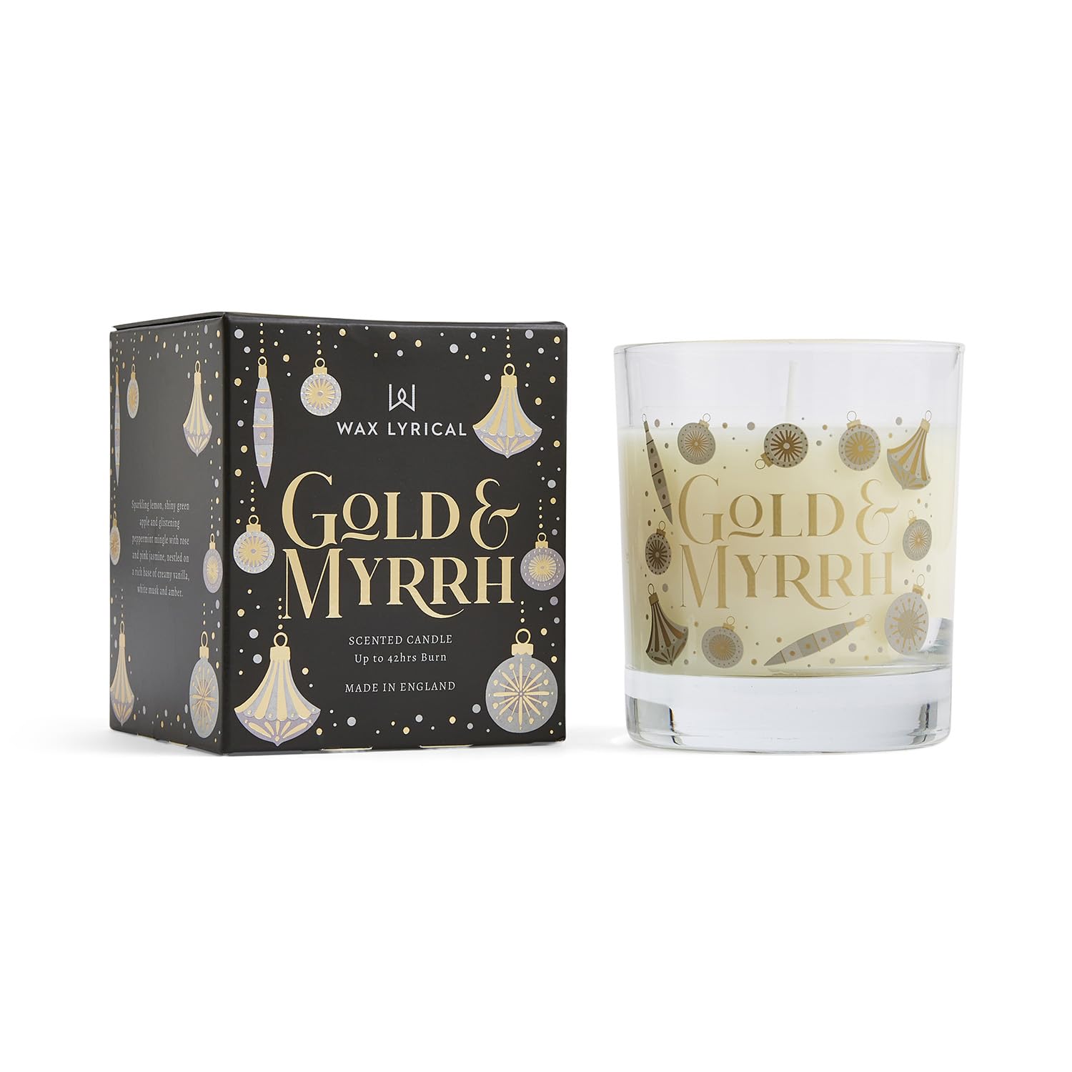 Wax Lyrical Gold & Myrrh Candle, Up to 42hrs