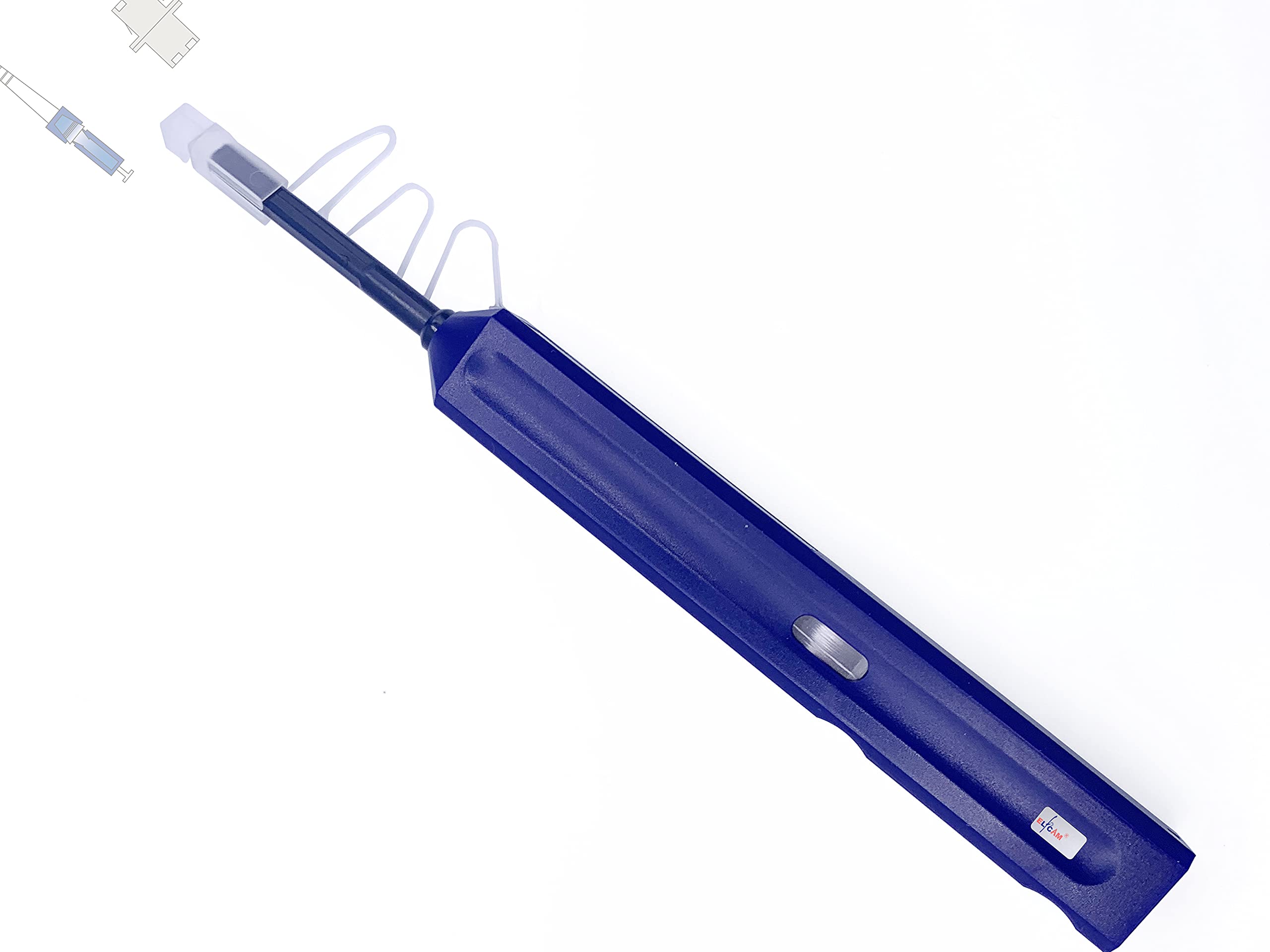 Elfcam Fibre Optic Cleaning Pen with One-Click Cleaner (LC Connectors)